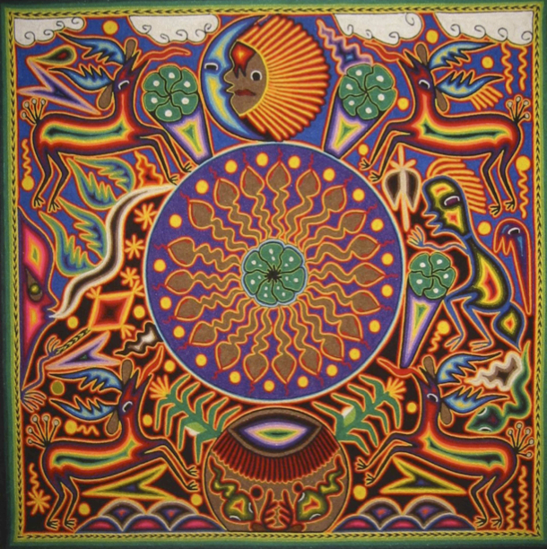 610x612 Machine Learning Plumbs The Depths Of The Psychedelic Experience - Peyote Painting
