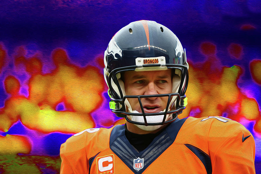 900x600 Peyton Manning Painting By Supreme Inc - Peyton Manning Painting