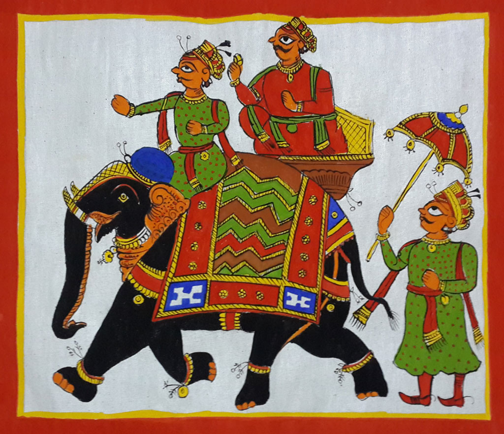 1024x882 Phad Painting Life In The Silicon Valley - Phad Painting