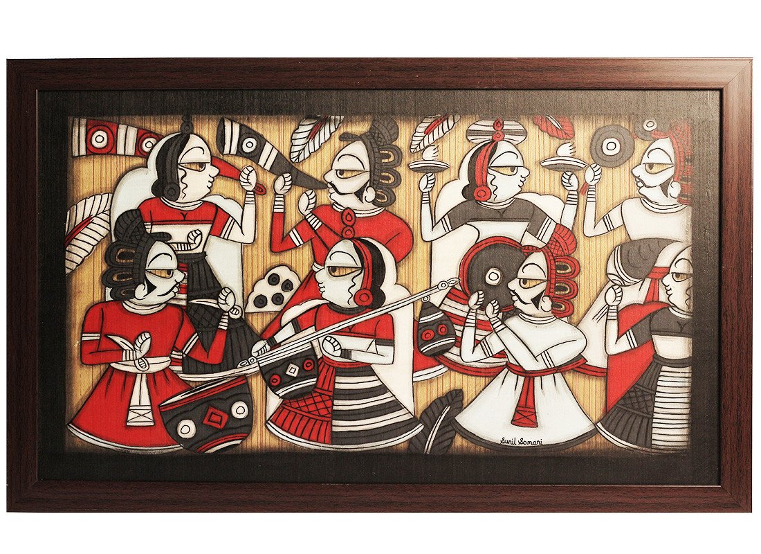 1100x800 Buy Traditional Rajasthani Folks Phad Painting Wall - Phad Painting