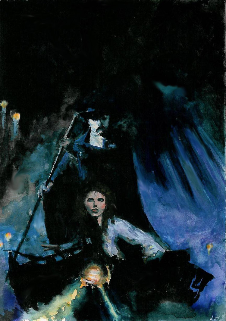 750x1066 Phantom Of The Opera By Rawenna - Phantom Of The Opera Painting