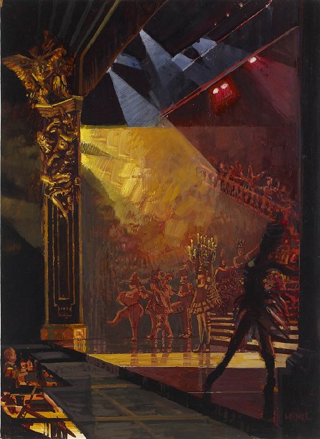 467x640 Theatre Paintings - Phantom Of The Opera Painting