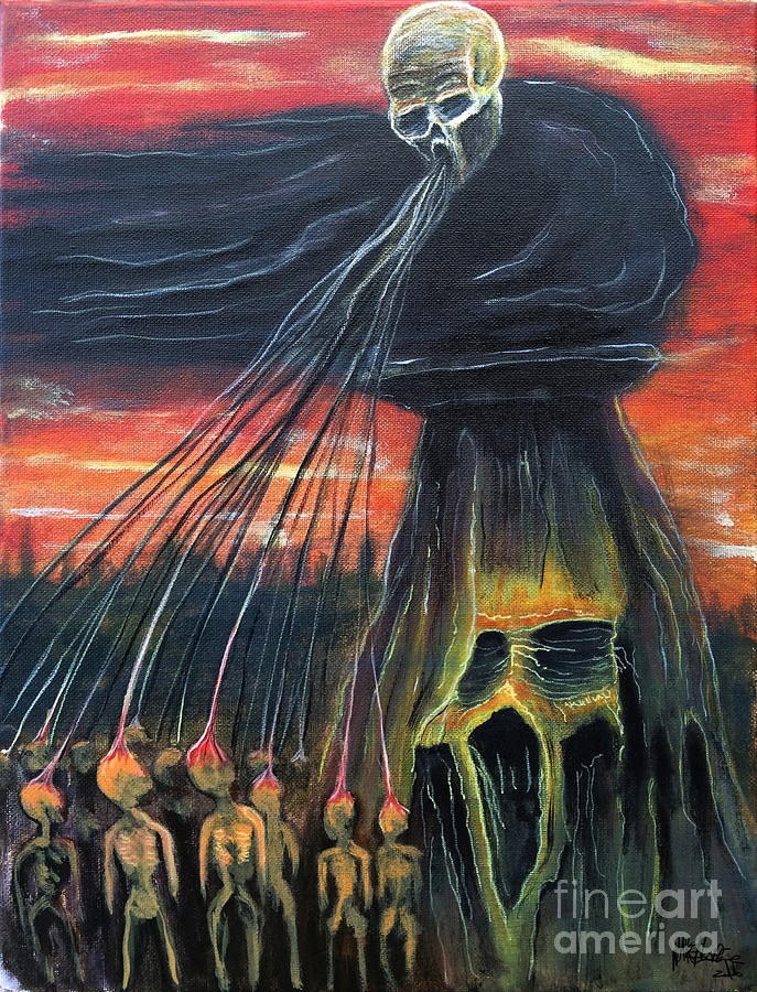 687x900 Phantom And The Subconscious World Painting By Zoddo - Phantom Painting