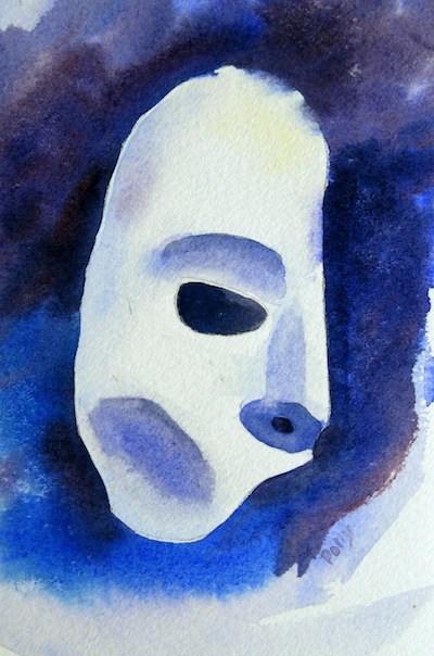 400x604 Phantom Of The Opera Mask (Pob008) - Phantom Painting