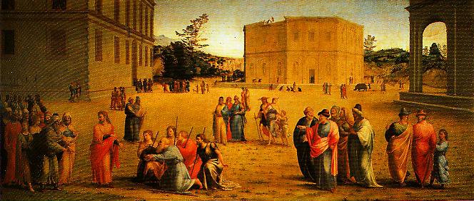 664x282 Joseph Presents His Father And Brothers To Pharaoh Painting - Pharaoh Painting