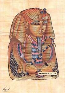211x300 Papyrus Art Painting - Pharaoh Painting