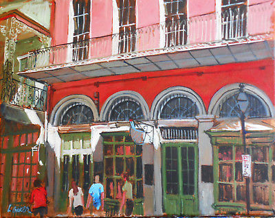 400x318 Pharmacy Museum, Chartres St., New Orleans, Acrylic Painting, Tim - Pharmacy Painting