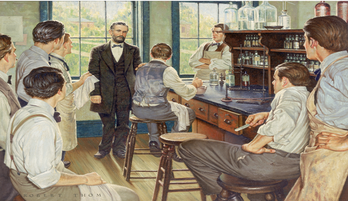 696x403 Prescott Award Plei - Pharmacy Painting