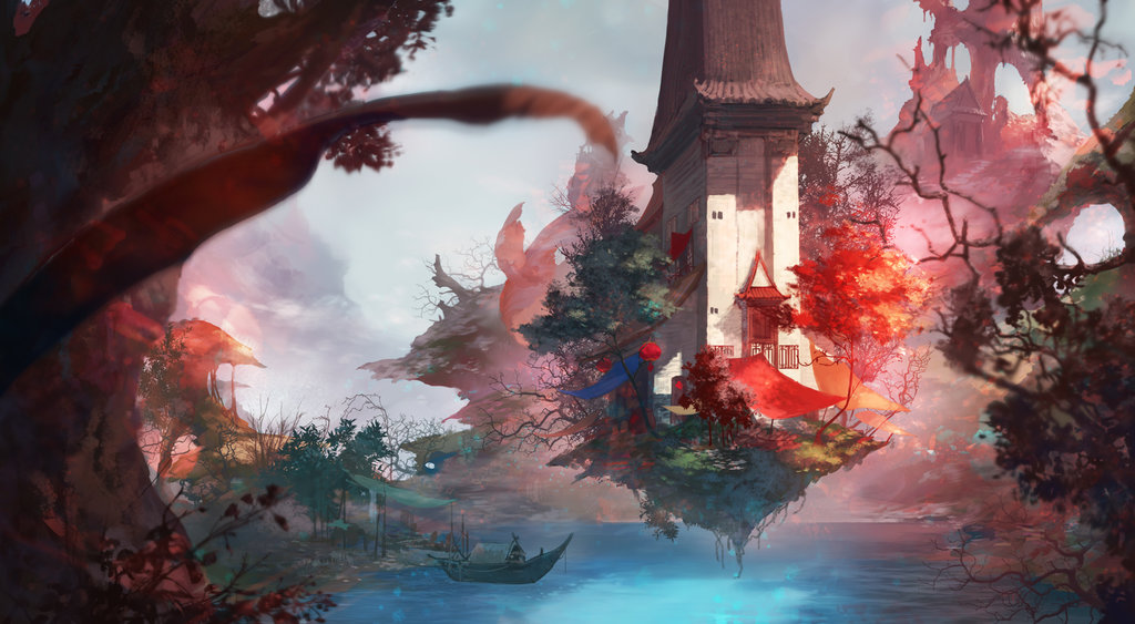 1024x563 Yang's Chinese Pharmacy By Antilous - Pharmacy Painting