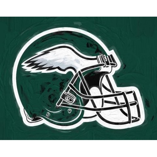 500x500 Philadelphia Eagles Helmet Sketch For Canvas Painting - Philadelphia Eagles Painting
