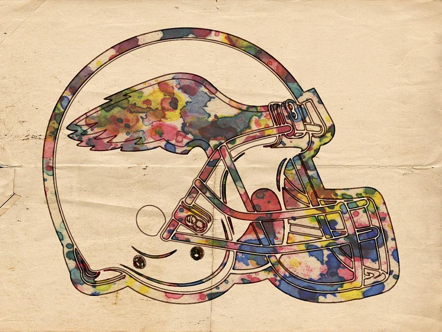 900x675 Philadelphia Eagles Vintage Art Painting By Florian Rodarte - Philadelphia Eagles Painting