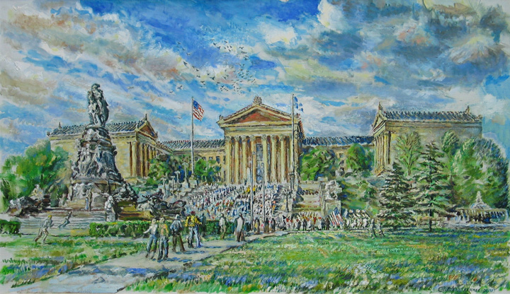 720x416 A. John Kammer - Philadelphia Painting