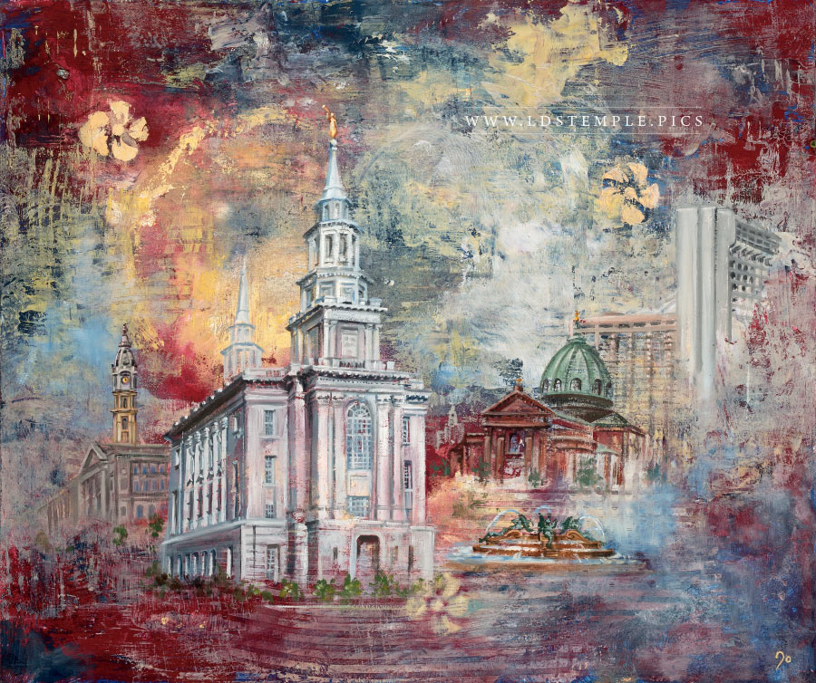 900x754 Philadelphia Temple Painting - Philadelphia Painting