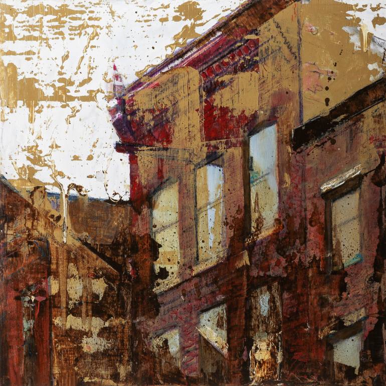 770x770 Saatchi Art Old Philadelphia Painting By Bo Kravchenko - Philadelphia Painting