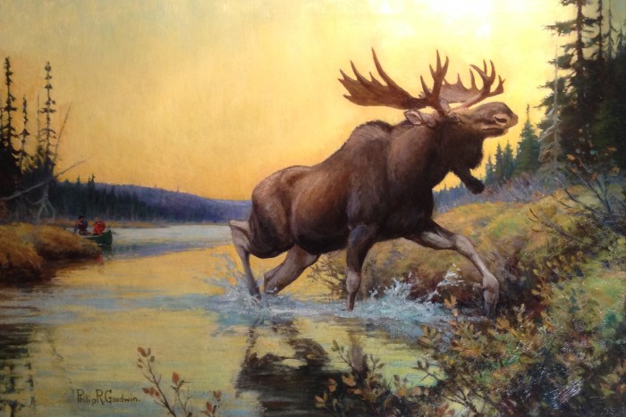 700x467 Philip R. Goodwin America's Sporting Amp Wildlife Artist, A Private - Philip R Goodwin Original Painting