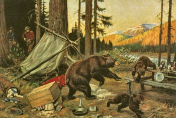 350x235 Surprised Philip Goodwin Calendar Art Print - Philip R Goodwin Original Painting