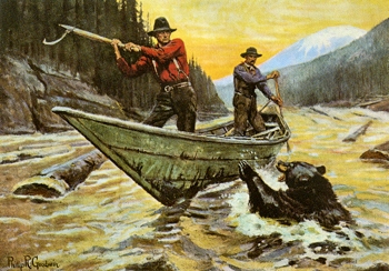 350x244 Two's Company Philip Goodwin Calendar Art Print - Philip R Goodwin Original Painting