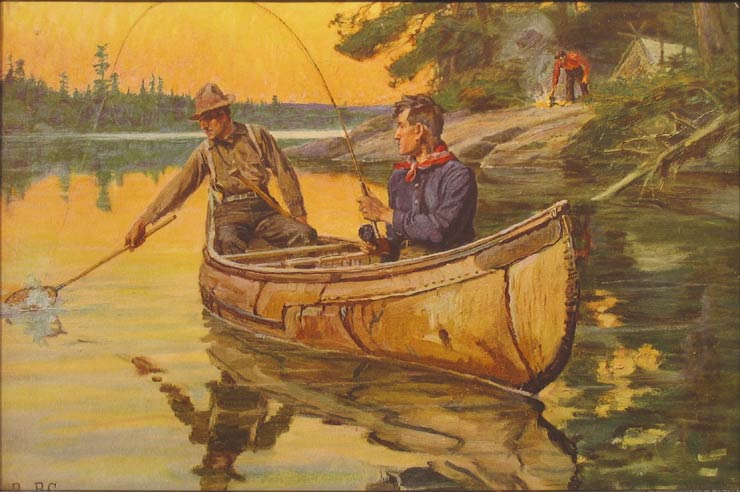 740x492 F2 The Art Of Philip R. Goodwin - Philip R Goodwin Original Painting