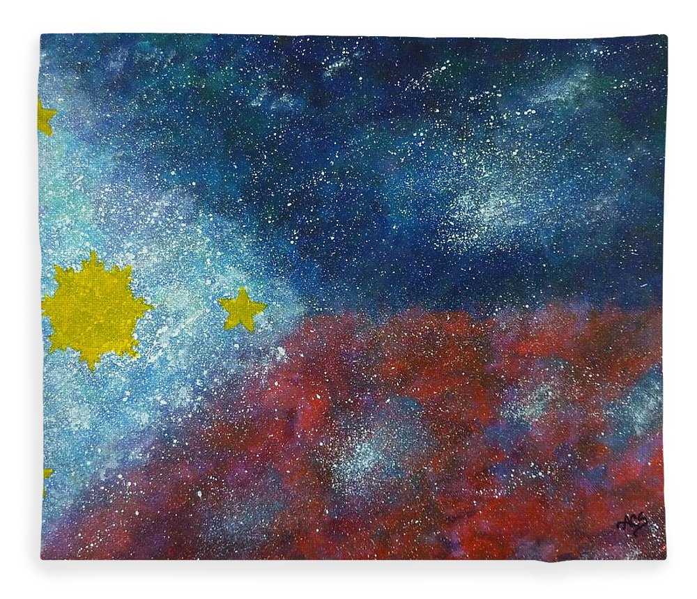1000x860 Philippine Flag Fleece Blanket For Sale By Amelie Simmons - Philippine Flag Painting