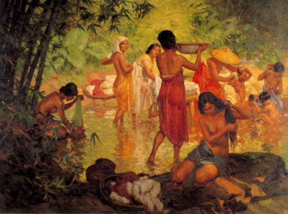 575x429 Fernando Amorsolo ~ Genre And Historical Painter Tutt'Art - Philippine Painting