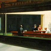 170x170 Nighthawks, 1942 By Edward Hopper - Phillies Art Painting