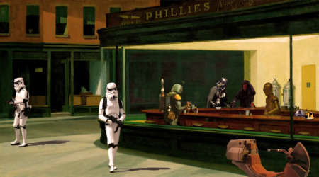 450x250 Edward Hopper's Nighthawks In New York - Phillies Painting