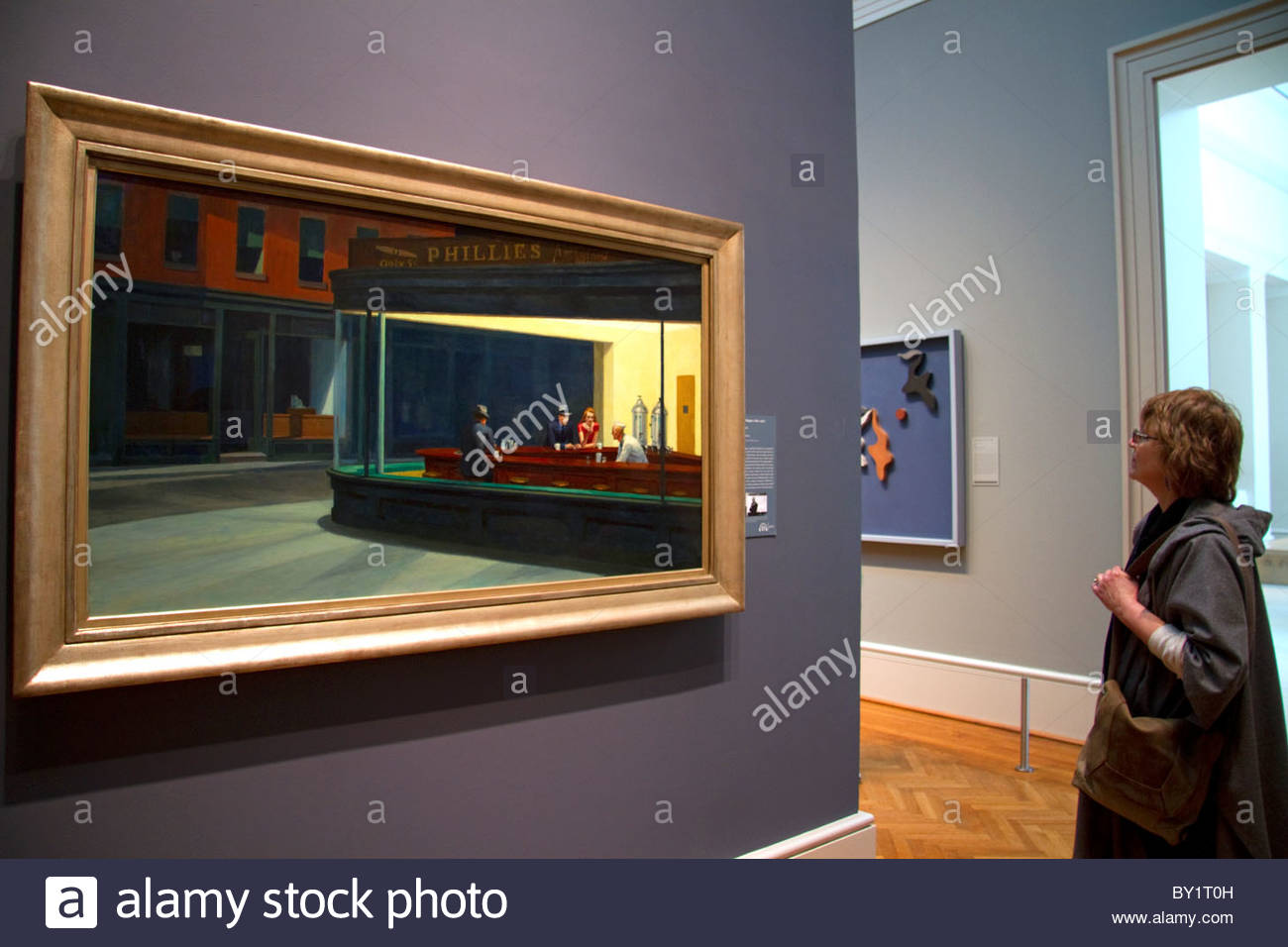 1300x956 Nighthawks Painting By Edward Hopper Displayed - Phillies Painting