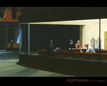 450x360 Buyartforless Nighthawks By Edward Hopper 20x16 Art Print Poster - Phillies Painting
