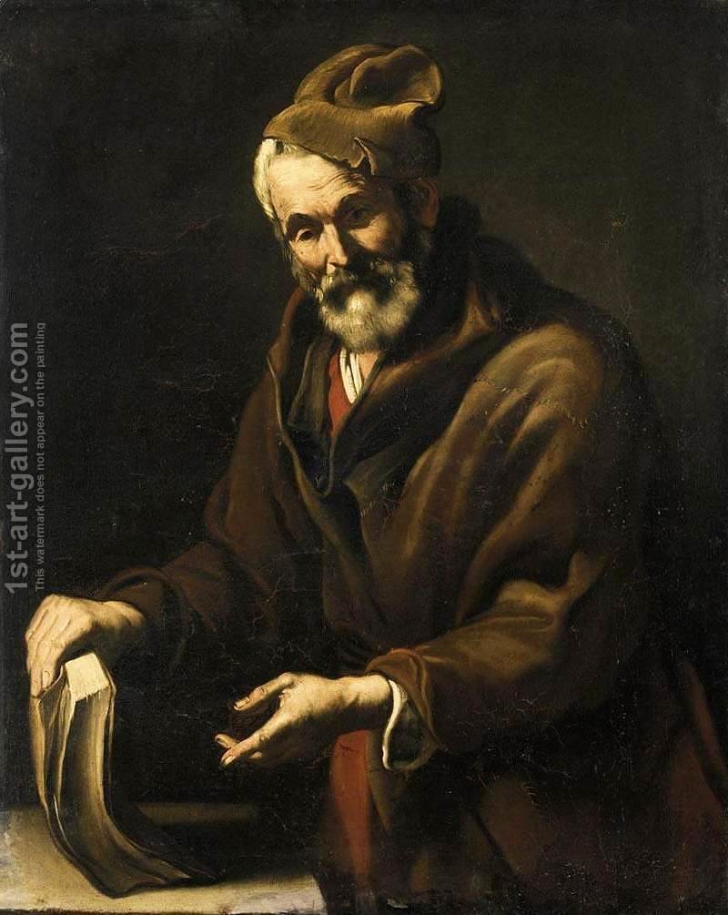 800x1005 Portrait Of A Philosopher Salvator Rosa Reproduction 1st Art Gallery - Philosopher Painting