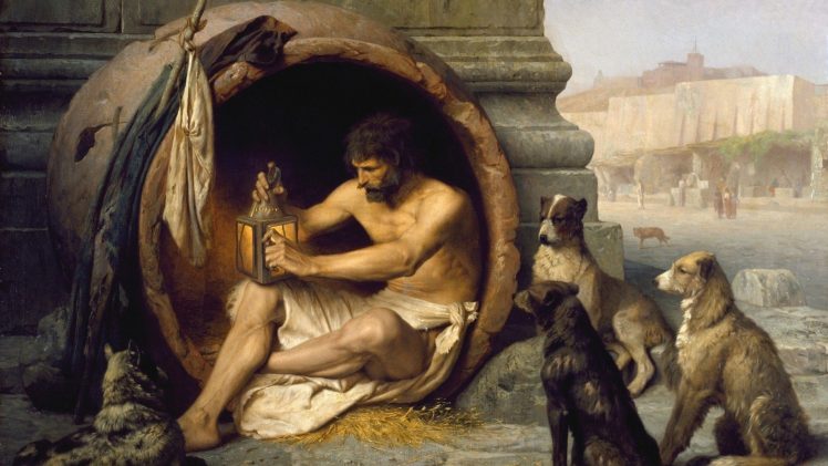 748x421 Jean Diogenes, Painting, Philosophy, Artwork, Dog - Philosophy Painting