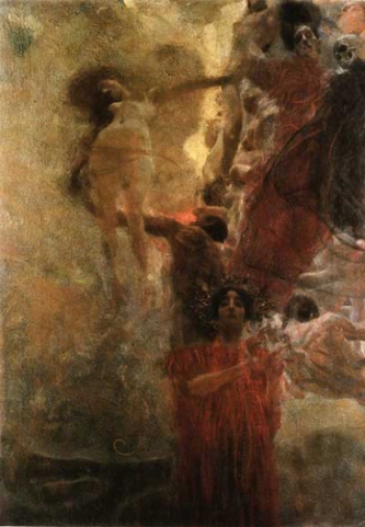 333x481 Gustav Klimt Painting - Philosophy Painting