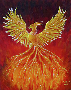 236x300 Phoenix Bird Paintings - Phoenix Bird Painting