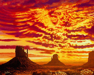 300x241 Phoenix Bird Paintings Fine Art America - Phoenix Bird Painting