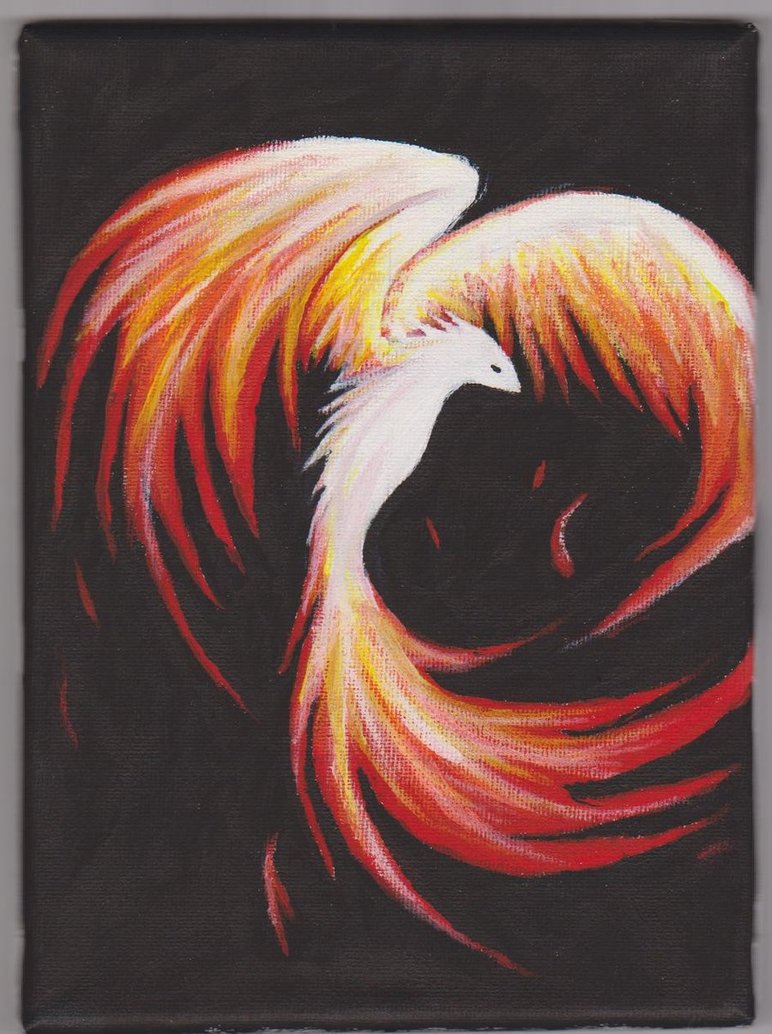 772x1034 Phoenix Bird By Nix7123 - Phoenix Bird Painting
