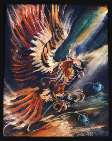 476x600 Oil Paintings For Sale,portraits,drawings, Oil Painting,fantasy - Phoenix Oil Painting