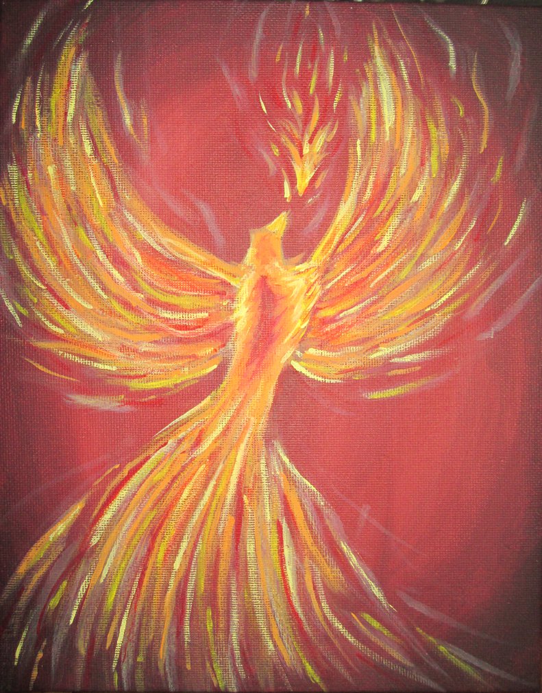 791x1010 Phoenix Painting By Cynlife - Phoenix Painting