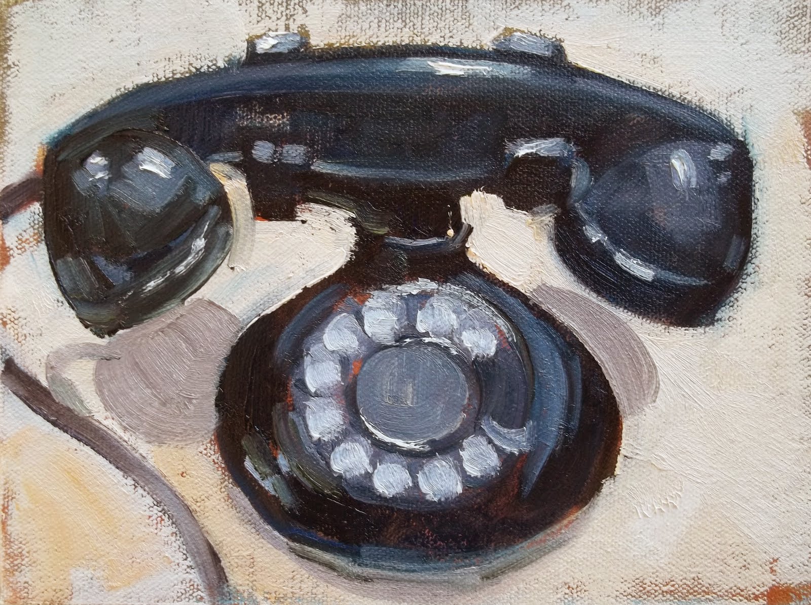 1600x1195 Painting A Day Antique Finds Dnewmanpaintings - Phone Painting
