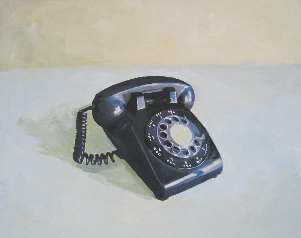 1000x793 Call Me, Telephone, A Mixed Media Painting Gallery Of Art By - Phone Painting