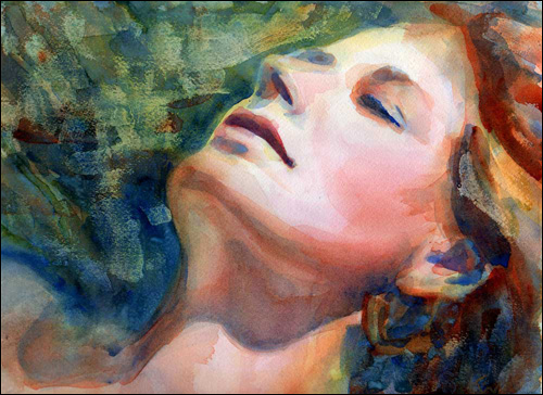 500x364 Yevgenia Watts Free Flowing Amp Boldly Colorful Watercolors - Photo Into Painting Free