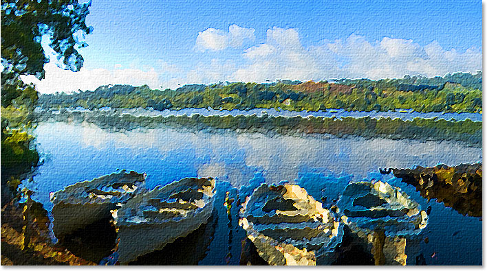 708x395 Instant Photo To Oil Painting Action In Photoshop - Photo To Oil Painting