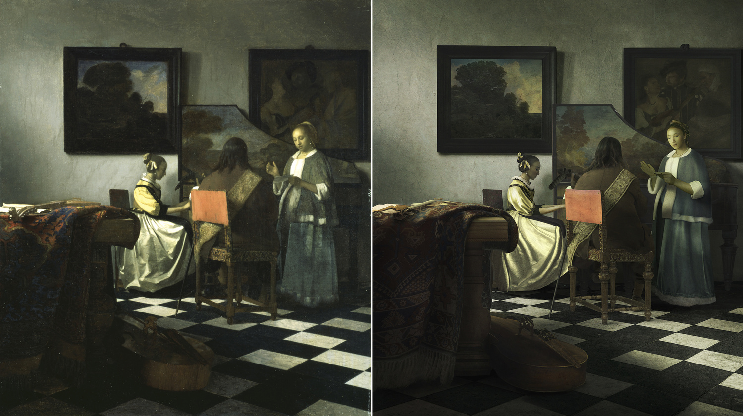 1500x840 Erik Almas Asked To Recreate A Famous Vermeer Painting Using Stock - Photography Vs Painting