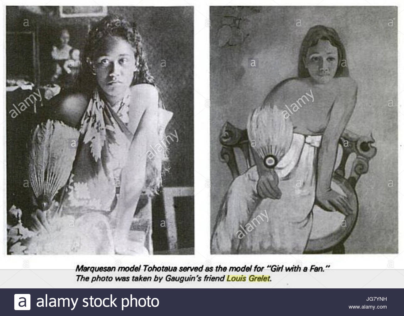 1300x1018 Marquesan Model Tohotaua Photographed By L. Grelet Vs. Young Girl - Photography Vs Painting