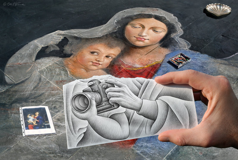 800x540 Pencil Vs Camera - Photography Vs Painting