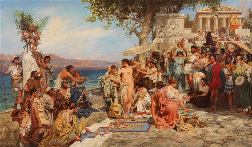 806x470 Phryne - Phryne Painting