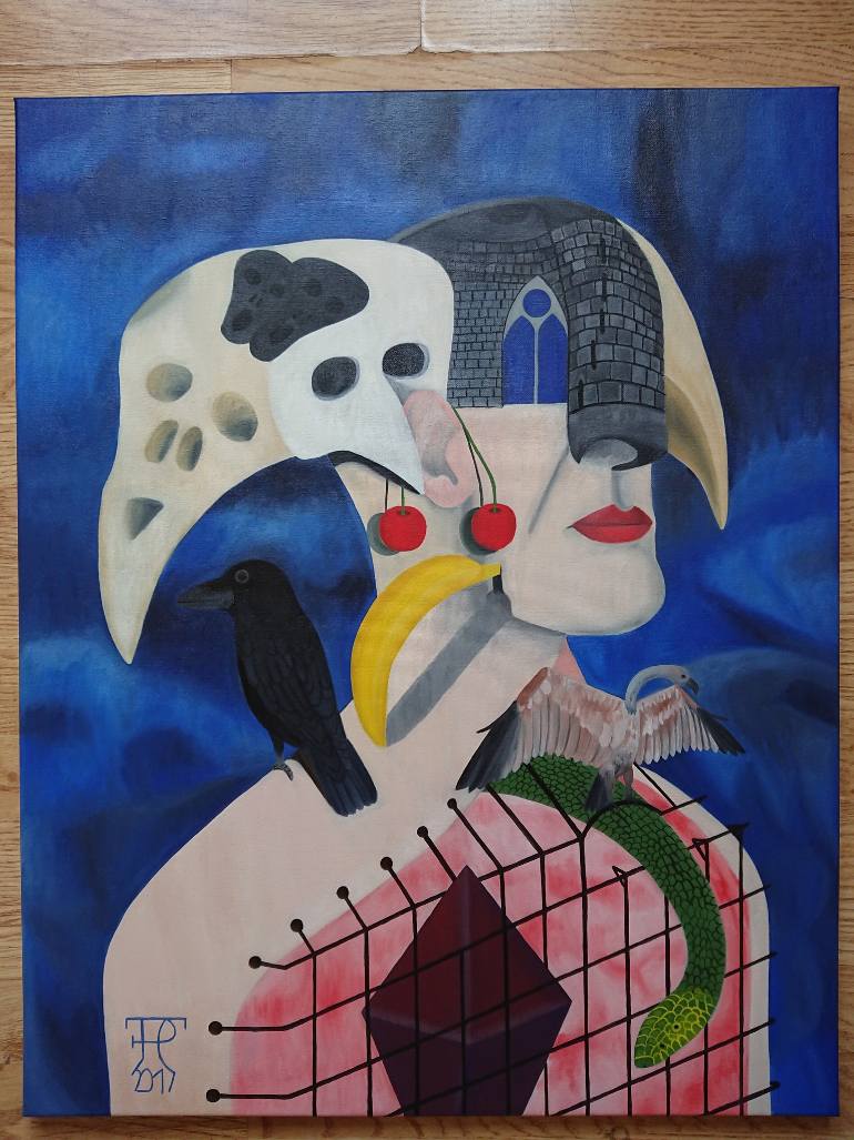 770x1027 Saatchi Art Cyclops Painting By Emery Pi - Pi Painting