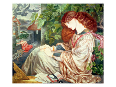 400x300 La Pia De' Tolomei By Dante Gabriel Rossetti - Pia De Tolomei Painting