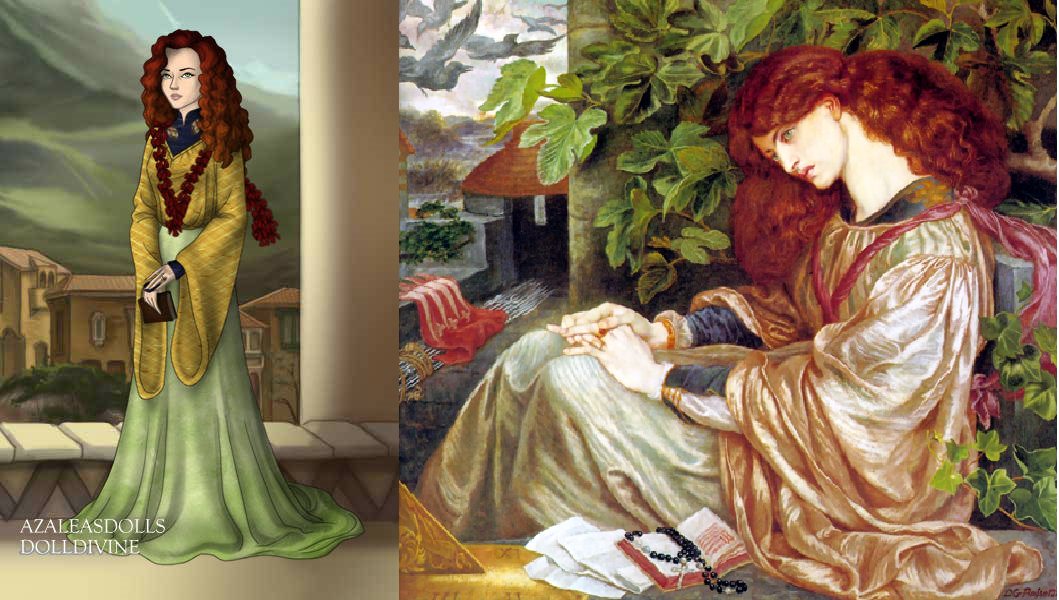 1059x600 Pia De' Tolomei (Rossetti) By Thestrangegirl091200 - Pia De Tolomei Painting