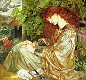 300x281 Pia De' Tolomei (Rossetti Painting) - Pia De Tolomei Painting