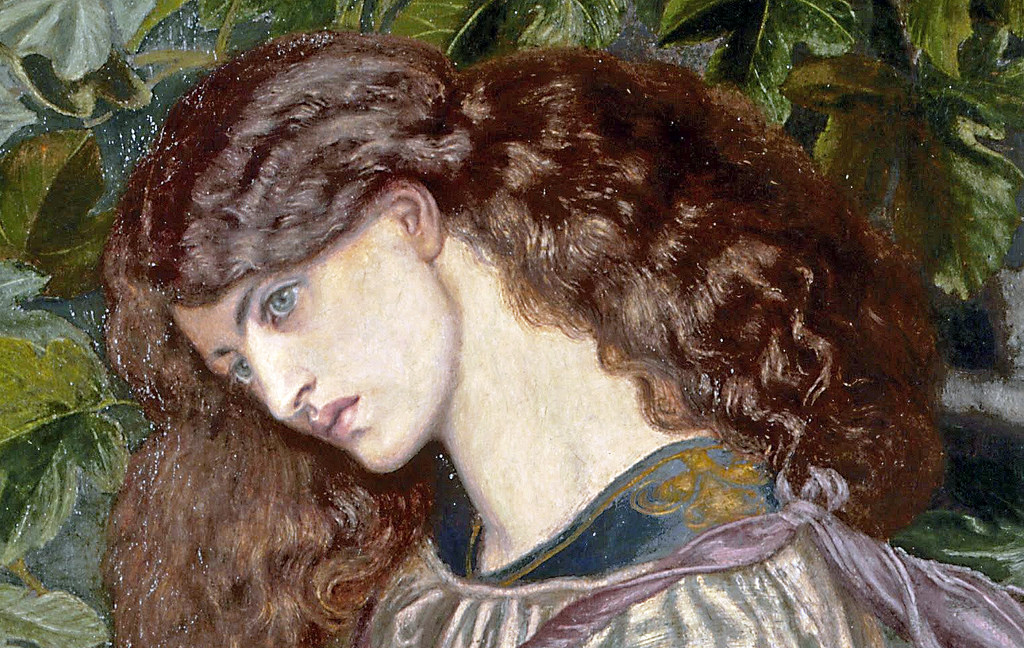 1024x648 Dante Gabriel Rossetti - Pia De Tolomei Painting