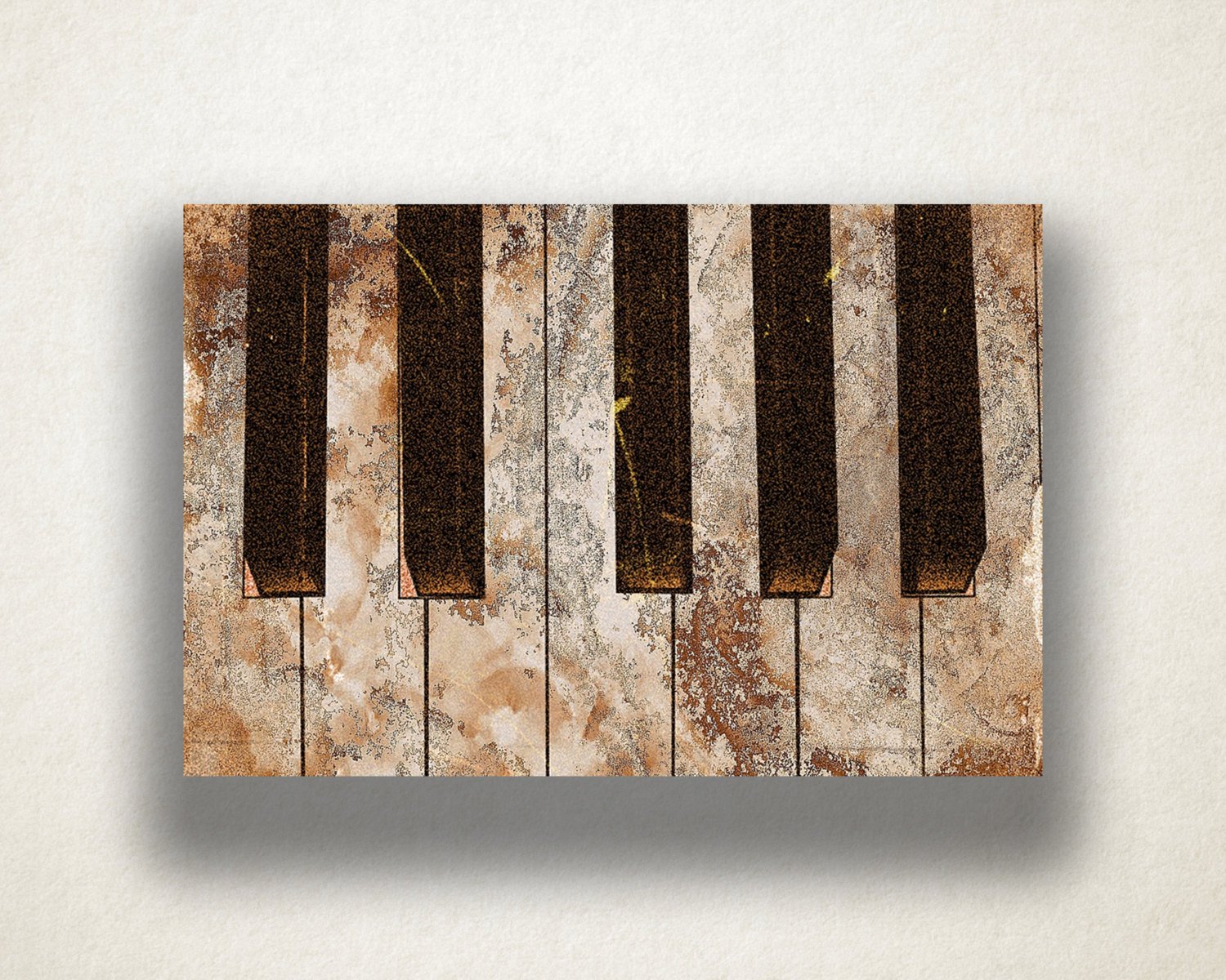 1500x1200 Piano Painting Canvas Art Print, Piano Keys Wall Art, Music Canvas - Piano Keys Painting